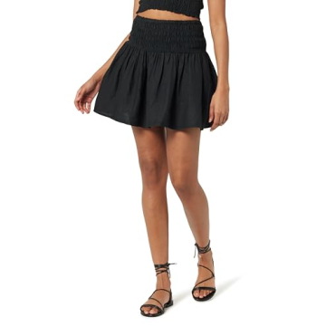 The Drop Women's Rosalia Smocked Waist Mini Skirt