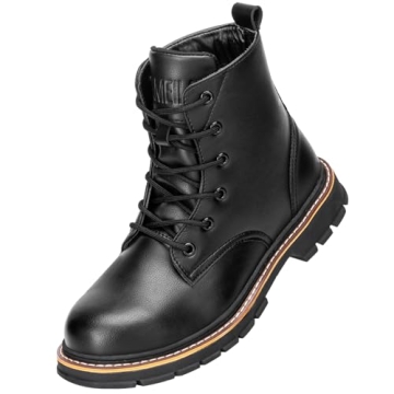PAMEILA Heavy-Duty Steel Toe Boots - Waterproof, Lightweight Safety Gear