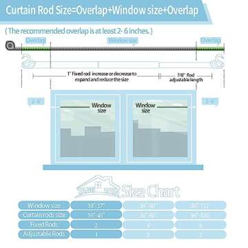 TANGWIN Gold Curtain Rods for Windows 28 to 48 Inch(2.3-4Ft),1 Inch Adjustable Curtain Rod,Heavy Duty Curtain Rods,Decorative Swan Finials Drapery Rods,Single Window Curtain Rod 18-45",Brass Gold