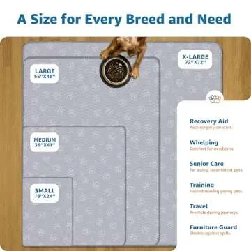 IMPROVIA® Reusable Puppy Pad for Dogs - Eco-Friendly & Absorbent
