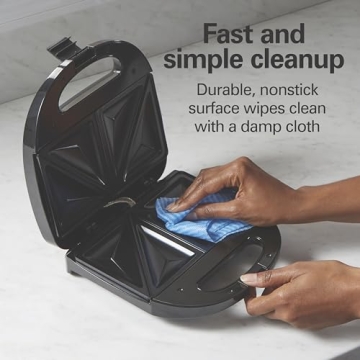 Hamilton Beach Electric Sandwich Maker for Fast Meals