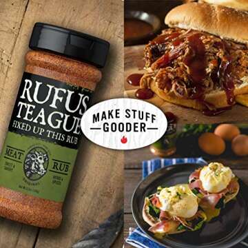 Rufus Teague Premium Meat Rub - 6.5oz BBQ Flavor