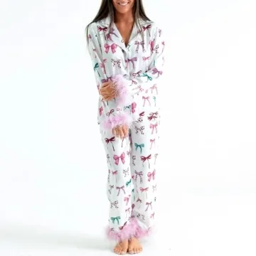 Thopavenoir Women’s Christmas Pajamas Set - Stylish Festive Sleepwear