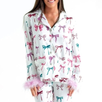Thopavenoir Women’s Christmas Pajamas Set - Stylish Festive Sleepwear