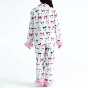 Thopavenoir Women’s Christmas Pajamas Set - Stylish Festive Sleepwear