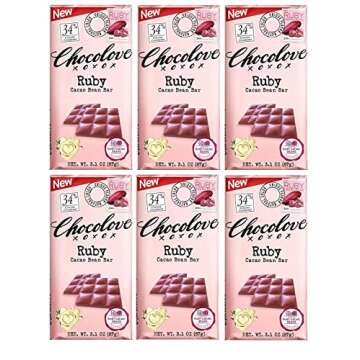 Chocolove Ruby Cacao bar (6 BARS)