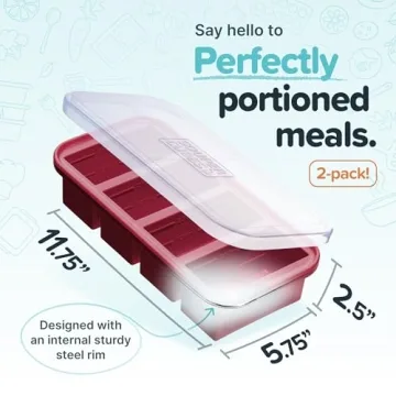 Souper Cubes 1 Cup Silicone Freezer Molds - 2-Pack