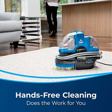 Bissell SpotBot Pet handsfree Spot and Stain Portable Deep Cleaner, Blue, 2117A