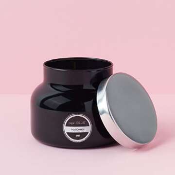 Capri Blue Candle - 19 Oz (4 Pack) - Volcano - Black