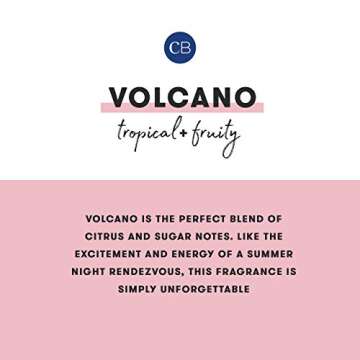 Capri Blue Candle - 19 Oz (4 Pack) - Volcano - Black