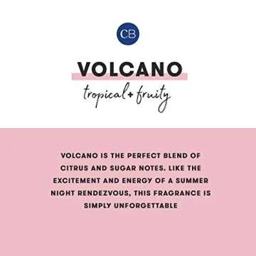 Capri Blue Candle - 19 Oz (4 Pack) - Volcano - Black