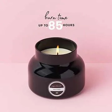 Capri Blue Candle - 19 Oz (4 Pack) - Volcano - Black