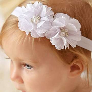 30 PCS Chiffon Flower Appliques for Crafts and Decor