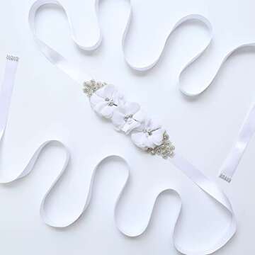 30 PCS Chiffon Flower Appliques for Crafts and Decor