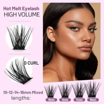 Dedila 96pcs Mixed Soft Cluster False Eyelashes
