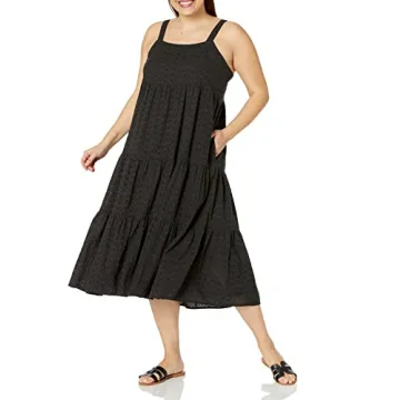 Stylish Drop Women's Britt Maxi Dress with Pockets and Adjustability