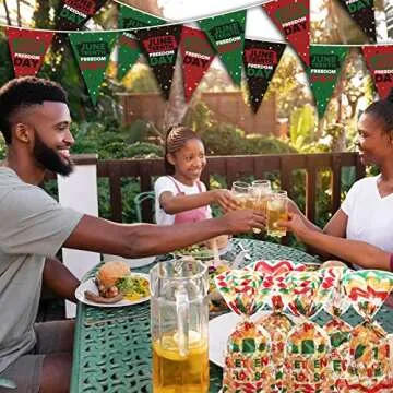 100 Juneteenth Goodie Bags for Celebration and Decoration