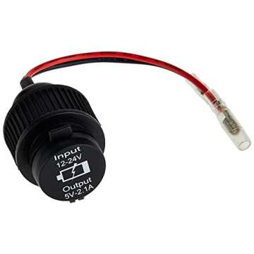 Show Chrome Accessories 52-820 USB Accessory Socket - Easy Install for Honda GL1800