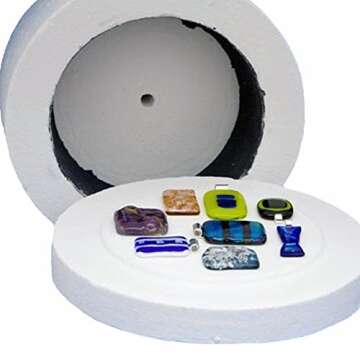 Extra Large Microwave Kiln Kit For Fusing Glass Kiln 9pcs Set