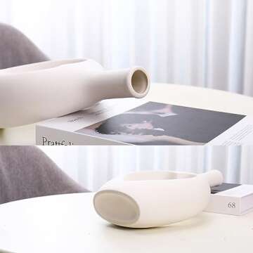 Heart-Shaped Ceramic Vase Set for Stylish Home Decor