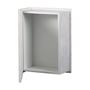 Charming White Faux Book Storage Box for Stylish Home Decor