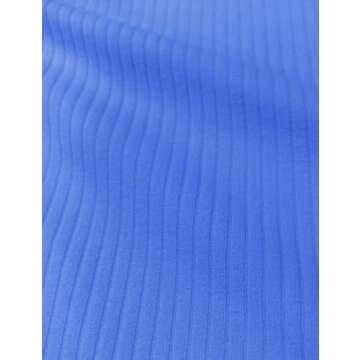 HeyNuts Ribbed Sports Bra - Longline Criss Cross for Women