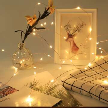 Charming Fairy Lights for Teen Girl Bedrooms