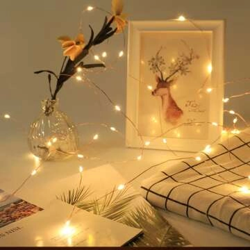 Charming Fairy Lights for Teen Girl Bedrooms