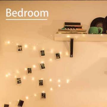 Charming Fairy Lights for Teen Girl Bedrooms