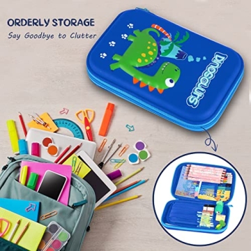 homicozy Cute Dinosaur Pencil Case Set for Kids