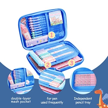 homicozy Cute Dinosaur Pencil Case Set for Kids