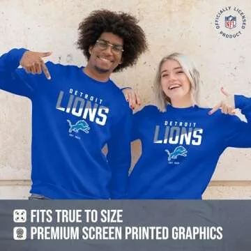 Officially Licensed Detroit Lions Sweatshirt - Unisex Style