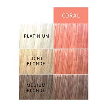 WELLA Color Charm Paints Semi-Permanent Hair Dye for Temporary Hair Color, Intermixable Shades, Coral