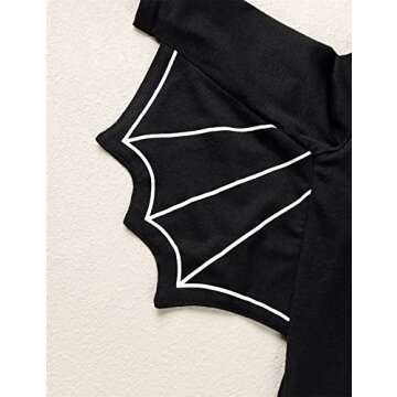 Adorable Baby Bat Costume Hooded Romper for Halloween