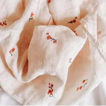 LifeTree Baby Swaddle Blankets for Newborns in Organic Cotton