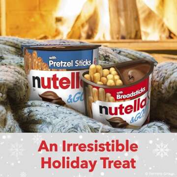 Nutella & GO! Bulk 12 Pack, Hazelnut and Cocoa Spread with Pretzel Sticks, Stocking Stuffers, Snack ...