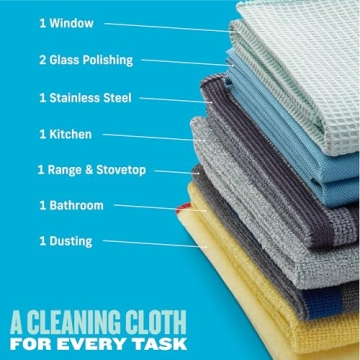 Premium Microfiber Cleaning Cloth Set for Home & Car