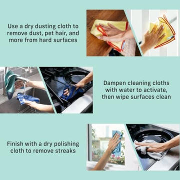 Premium Microfiber Cleaning Cloth Set for Home & Car