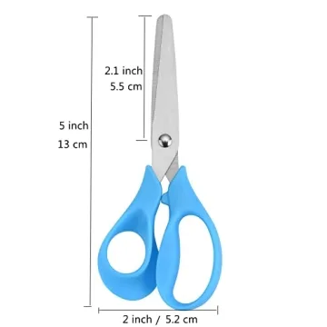 True Left-Handed Kids Scissors for Safe Crafting