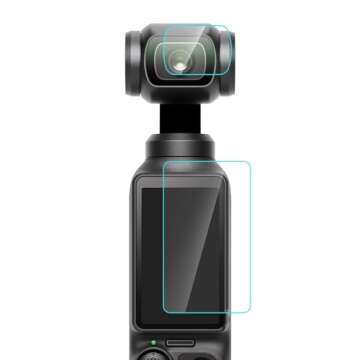 PULUZ Tempered Glass Screen Protector ( Lens Protector + Screen Protector ) for DJI Osmo Pocket 3, E...