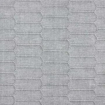 Martha Stewart Honeycomb Modern Napkin Set, Charcoal Grey