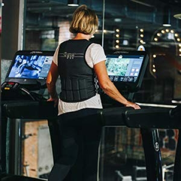 HYPERWEAR Hyper Vest FIT Weighted Vest for Women, (Large 10 lbs), Comfortable, Breathable, & Adjustable for Walking, Running, Strength Training & Bone Health