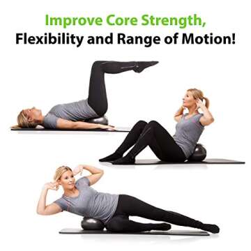 URBNFit Mini Pilates Ball for Yoga Core Stability Workouts