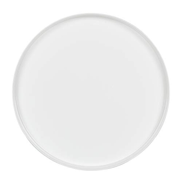 Kate and Laurel Celia Round Metal Foldable Tray Accent Table, White with Gold Base