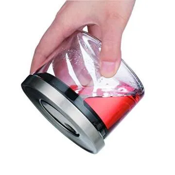 Balchy 5-Piece Canisters Sets with Silicone Seal Borosilicate Glass Jars Vacuum Seal for Tea Coffee Sugar Pop Flour Canister for Kitchen