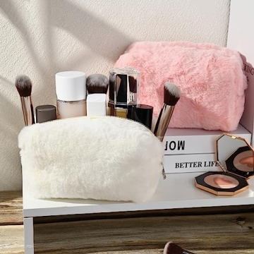 SOIDRAM Stylish 2 Pieces Makeup Bag for Travel and Organization