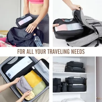 Veken 8 Set Packing Cubes - Travel Made Easy