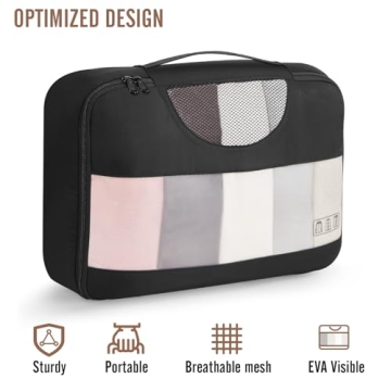 Veken 8 Set Packing Cubes - Travel Made Easy