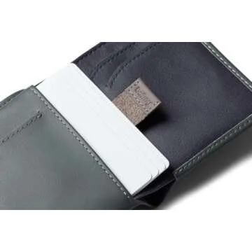 Bellroy Note Sleeve, Slim Leather Wallet, RFID Editions Available (Max. 11 Cards and Cash) - Everglade