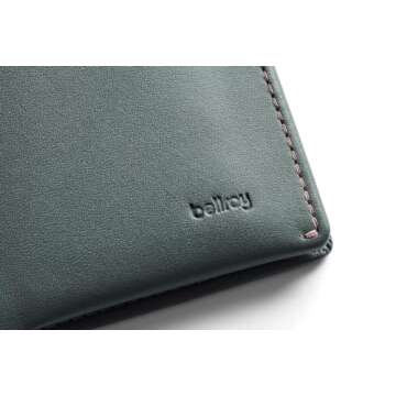 Bellroy Note Sleeve, Slim Leather Wallet, RFID Editions Available (Max. 11 Cards and Cash) - Everglade